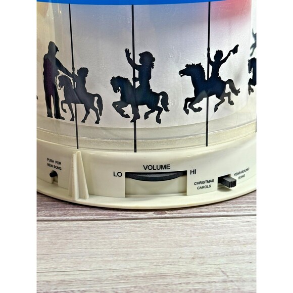 Department 56 THE CARNIVAL CAROUSEL Musical Porcelain Original BOX Snow Village - Picture 9 of 17